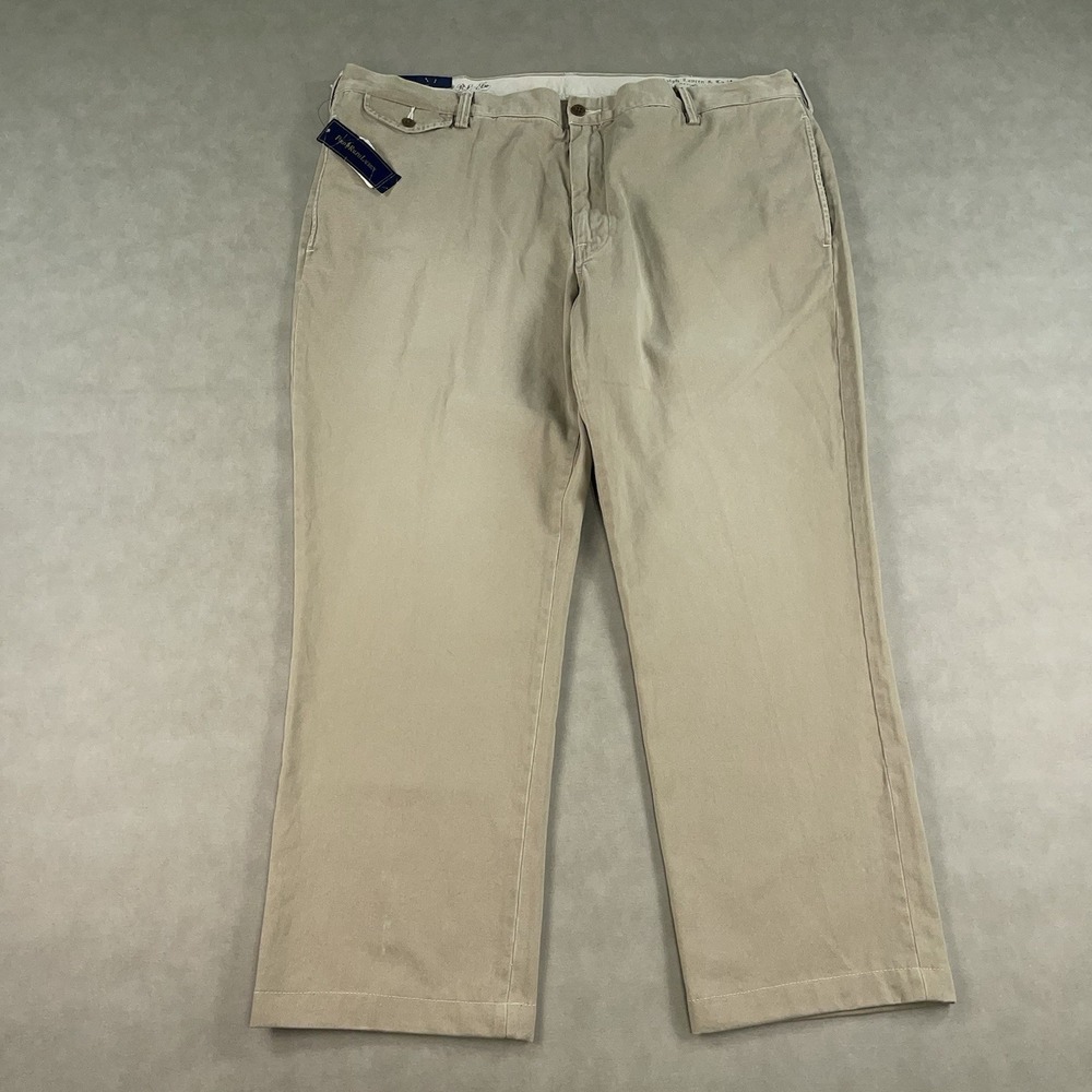 Polo Ralph Lauren SLIM GI FIT Pants Men's 42x30 Tan Chino $89 (Fits 42x28) NWT‎